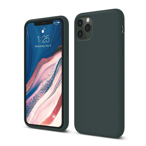 Θηκη Liquid Silicone για Apple iPhone 11 Πρασινη