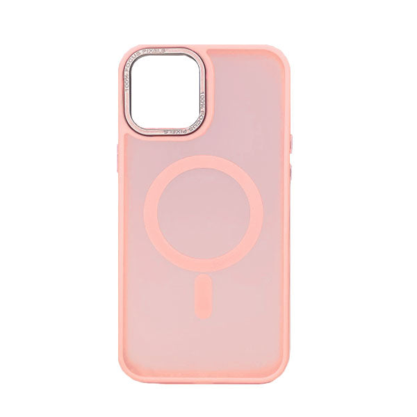 Θηκη TPU Με Magsafe Για Apple iPhone 13 Pro Semi Clear Ροζ