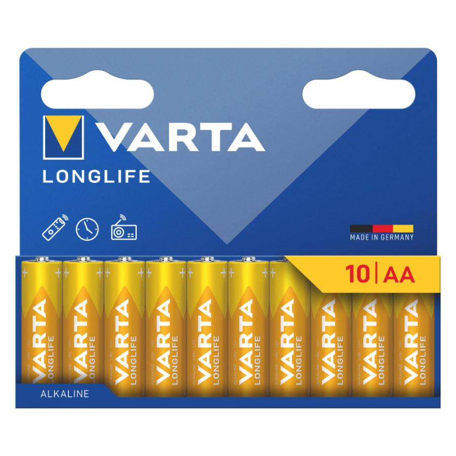 VARTA 4106 συσ. 10 ΑΛΚΑΛΙΚΗ LONGLIFE AA