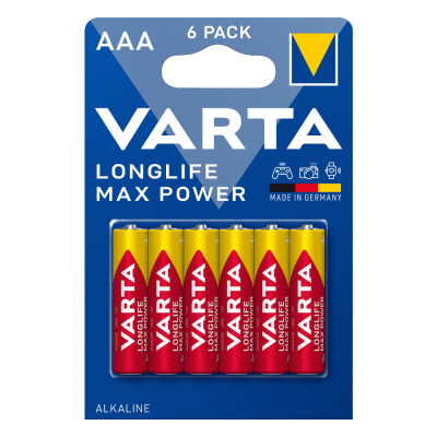 VARTA 4703101446 Longlife Max Power 6 AAA