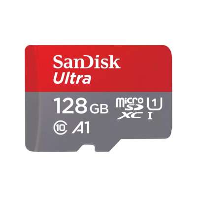 SanDisk SDSQUAB-GN6MA Ultra microSDXC + SD Adapter 140MB/s A1 Class 10 UHS-I