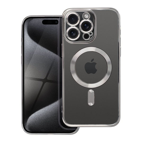 Θηκη Electro Με MagSafe & Τζαμι Καμερας Για Apple Iphone 15 Pro Max Γκρι Τιτανιου