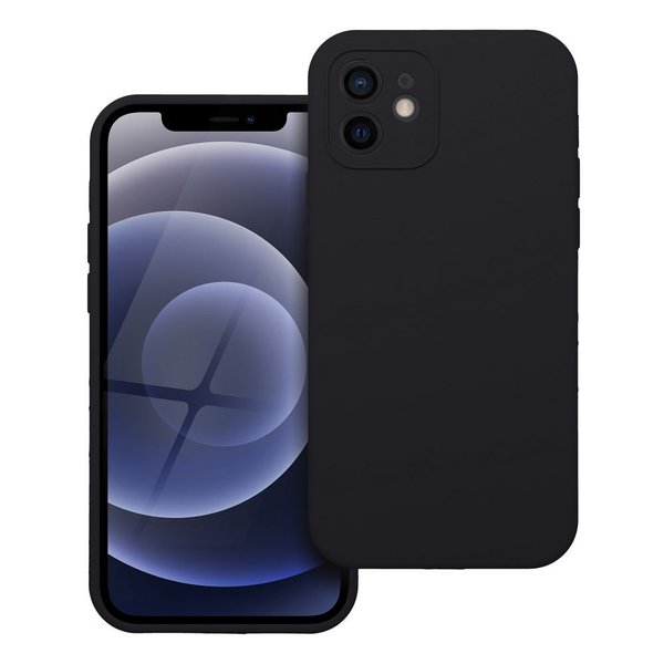Θηκη Σιλικονης 2mm Για Apple Iphone 12 Μαυρη