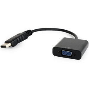 CABLEXPERT DISPLAY PORT TO VGA ADAPTER CABLE BLACK
