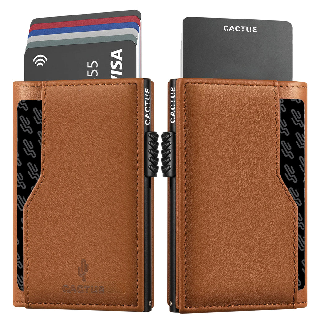 Premium Πορτοφόλι Δερμάτινο 2πλο με καρτοθήκη RFID