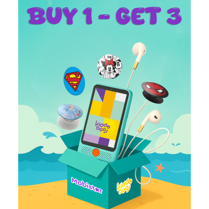 Kiddoboo Smartphone MobiStar + PopSocket Superman + Handsfree