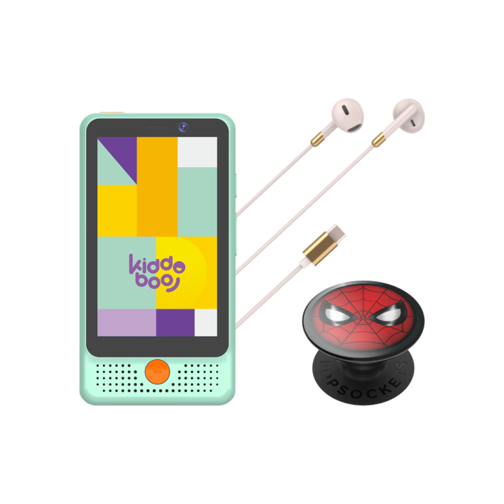 Kiddoboo Smartphone MobiStar + PopSocket Spider Man + Handsfree