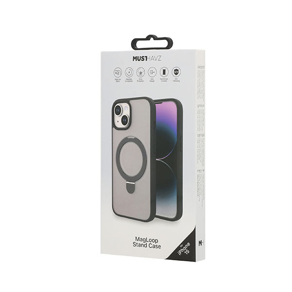 Θηκη Musthavz MagLoop Με MagSafe και Stand Για Apple iPhone 15 Μαυρη