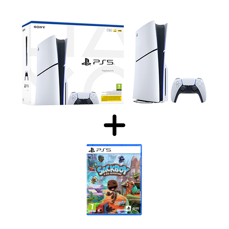 Sony PlayStation 5 BluRay Slim Edition + Sackboy A Big Adventure! (PS5)