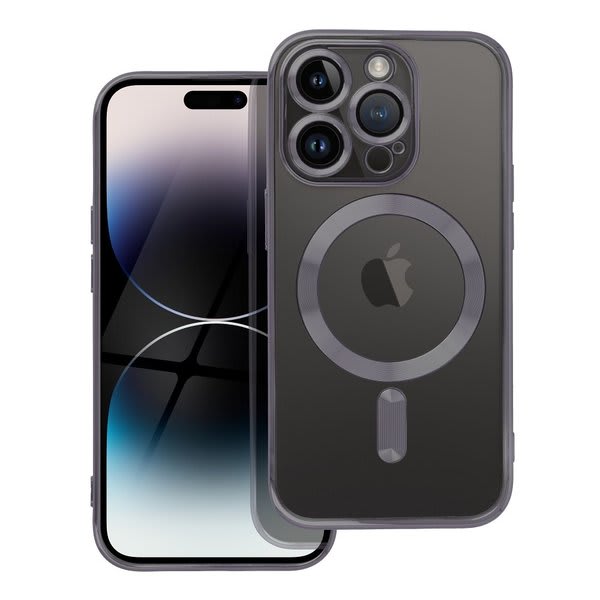 Θηκη Electro Με MagSafe & Τζαμι Καμερας Για Apple Iphone 14 Pro Μαυρη