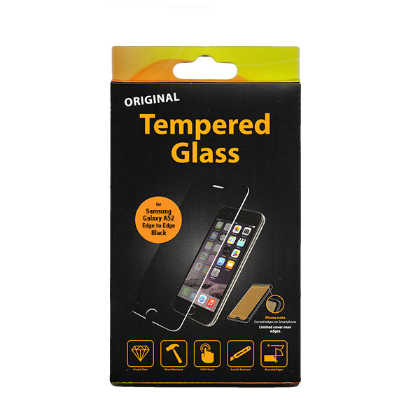 Προστατευτικο Τζάμι Οθονης TT Edge to Edge Μαυρο Για Samsung Galaxy A52 4G/A52 5G/A52s 5G