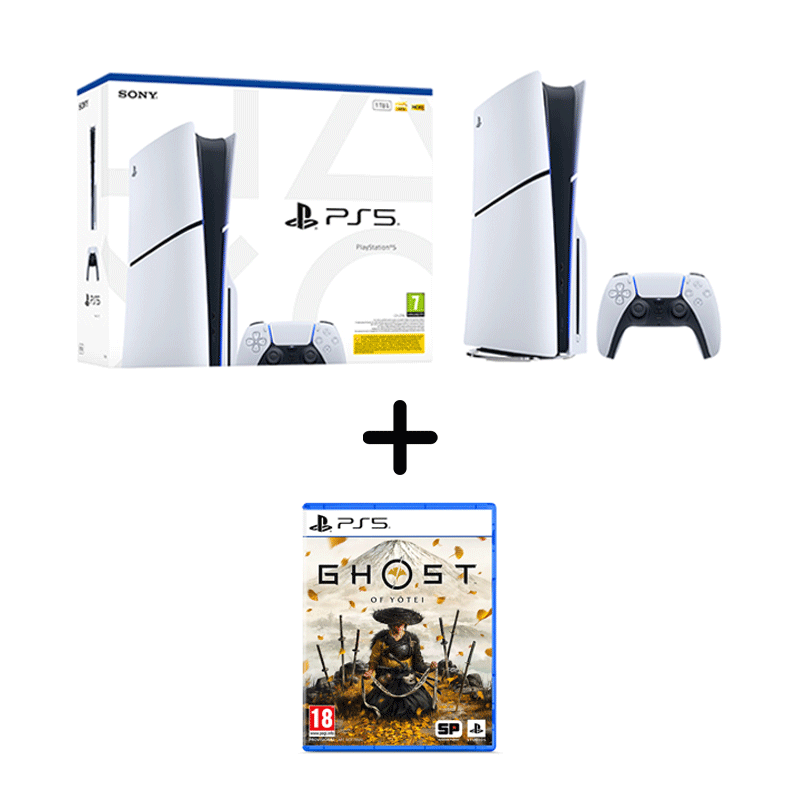Sony PlayStation 5 BluRay Slim Edition + Ghost of Yōtei Standard Ed (PS5)