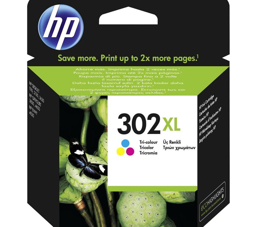HP Μελάνι Inkjet No.302 XL Tri-Colour (F6U67AE) (HPF6U67AE)