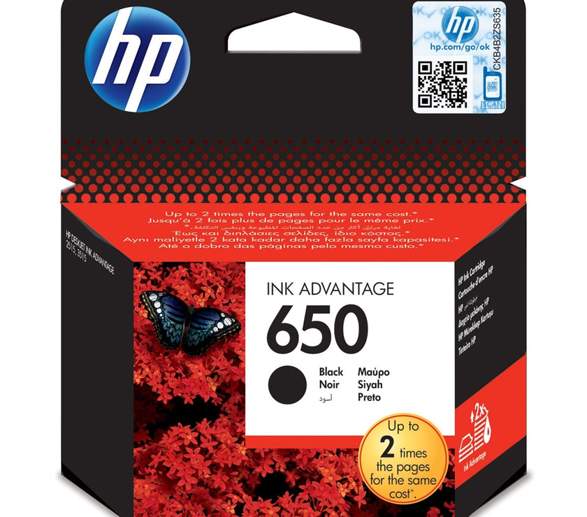 HP Μελάνι Inkjet No.650 Black (CZ101AE) (HPCZ101AE)