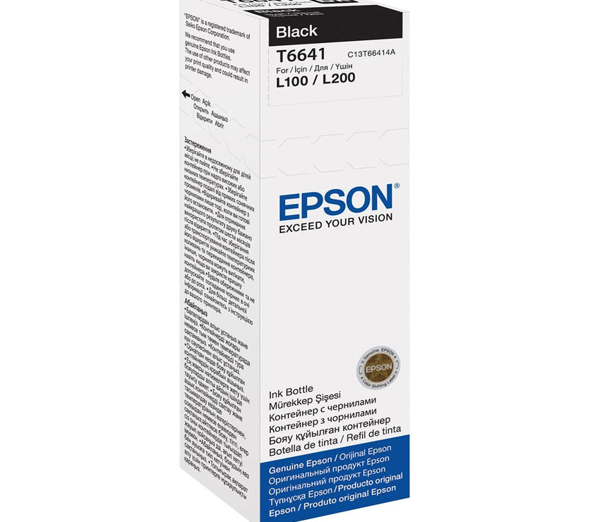 Epson Μελάνι Inkjet Bottle Black (C13T66414A) (EPST66414A)