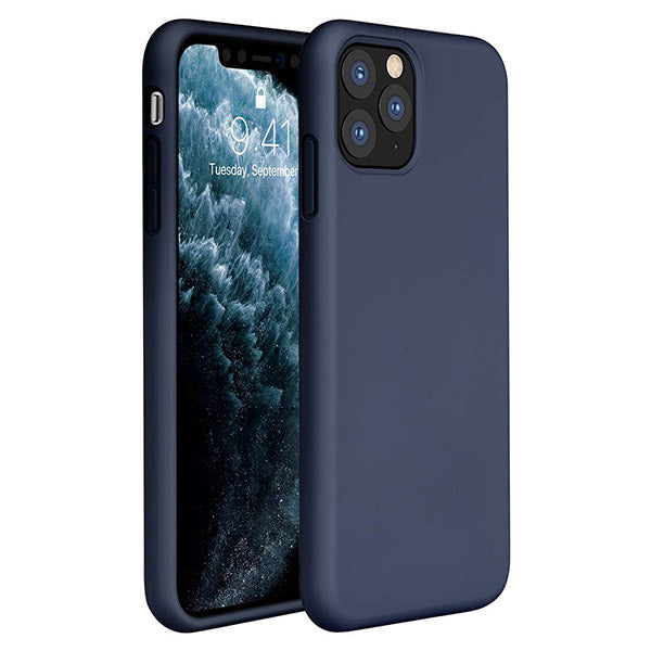 Θηκη Liquid Silicone για Apple iPhone 11 Pro Μαυρη