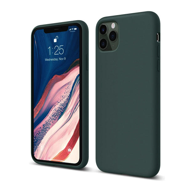 Θηκη Liquid Silicone για Apple iPhone 11 Pro Πρασινη