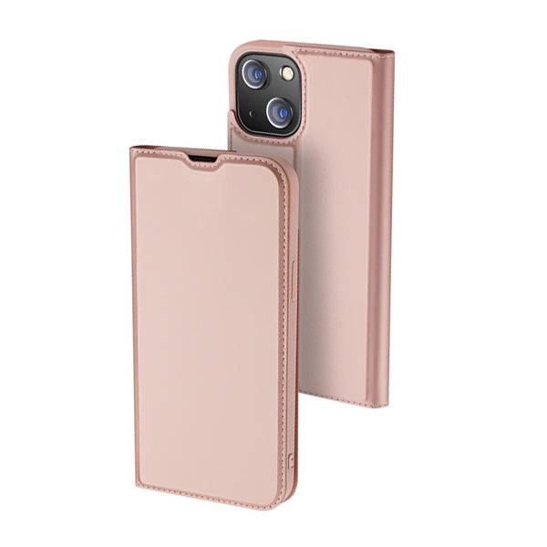 Θηκη Book DD Skin Pro Για Apple iPhone 13 Mini Ροζ Χρυση