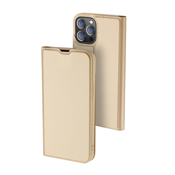 Θηκη Book DD Skin Pro Για Apple iPhone 13 Pro Χρυση