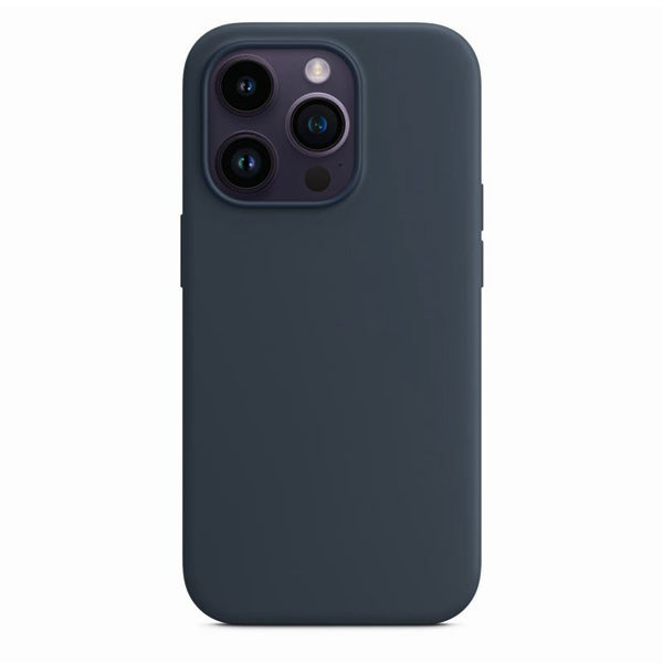Θηκη Liquid Silicone για Apple iPhone 14 Pro Σκουρο Μπλε