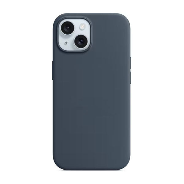 Θηκη Liquid Silicone για Apple iPhone 15 Σκουρο Μπλε