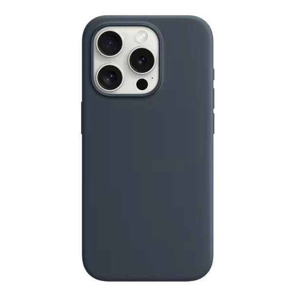 Θηκη Liquid Silicone για Apple iPhone 16 Pro Σκουρο Μπλε