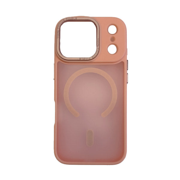 Θηκη TPU Με Magsafe Για Apple iPhone 17 Pro Semi Clear Ροζ
