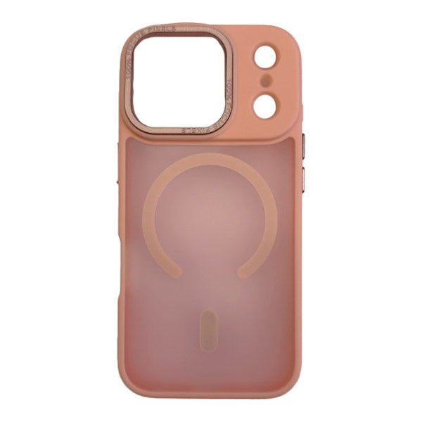 Θηκη TPU Με Magsafe Για Apple iPhone 17 Pro Max Semi Clear Ροζ