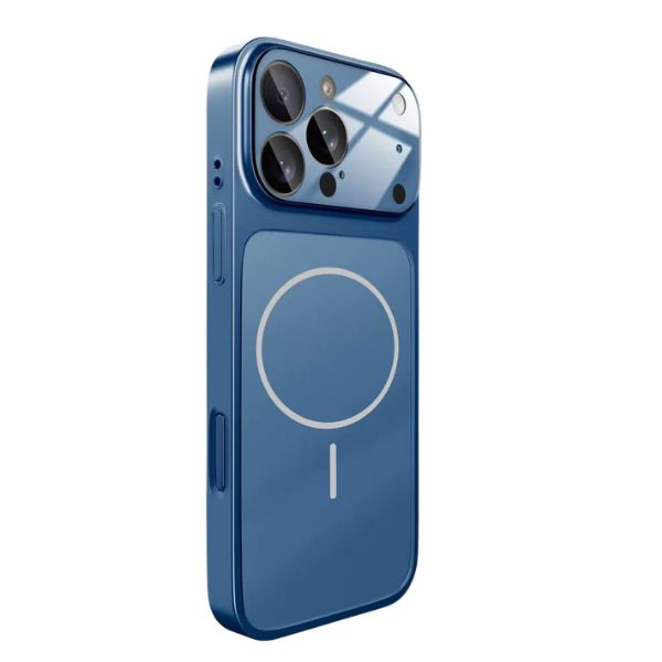 Θηκη Hybrid Με Magsafe Και Τζαμι Καμερας Για Apple iPhone 17 Μπλε