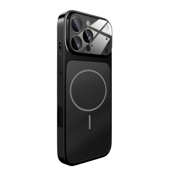 Θηκη Hybrid Με Magsafe Και Τζαμι Καμερας Για Apple iPhone 17 Pro Max Μαυρη