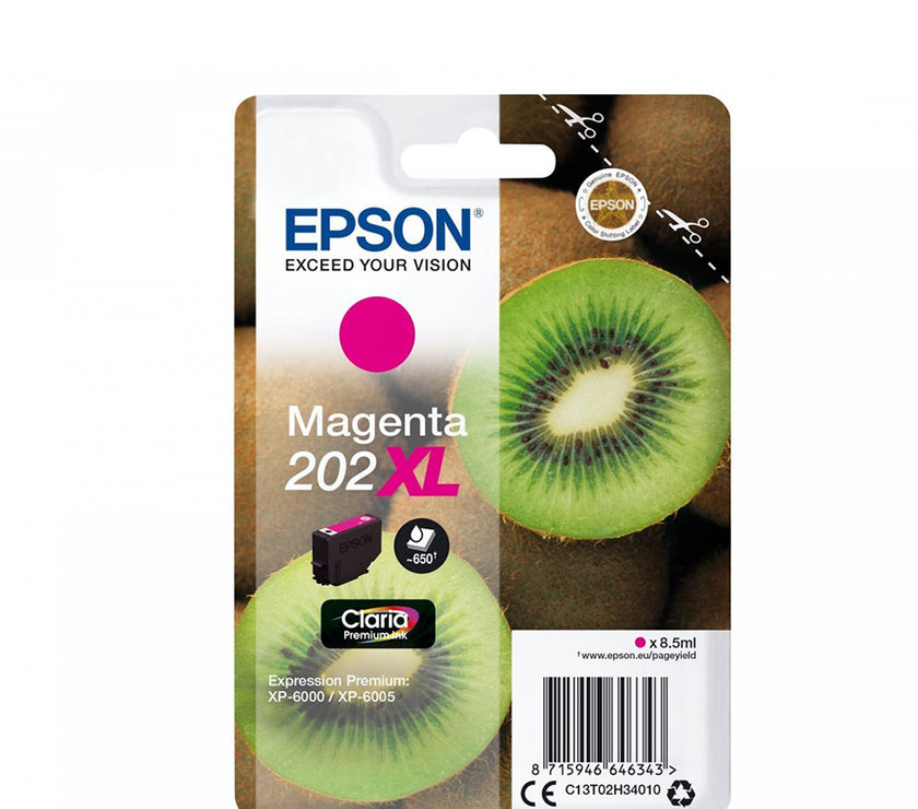 Epson Μελάνι Inkjet 202XL Magenta (C13T02H34010) (EPST02H340)