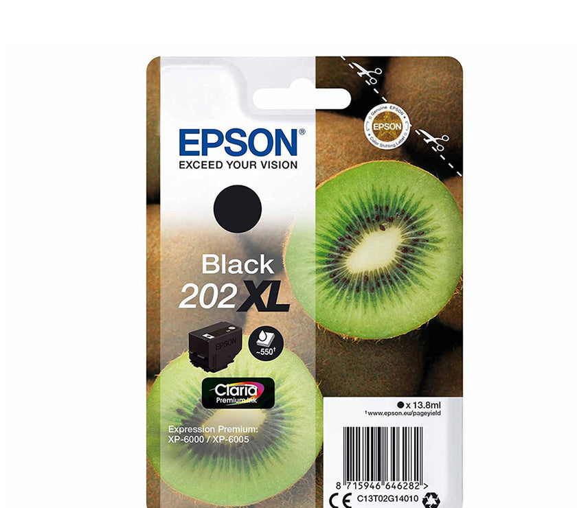 Epson Μελάνι Inkjet 202XL Black (C13T02G14010) (EPST02G140)