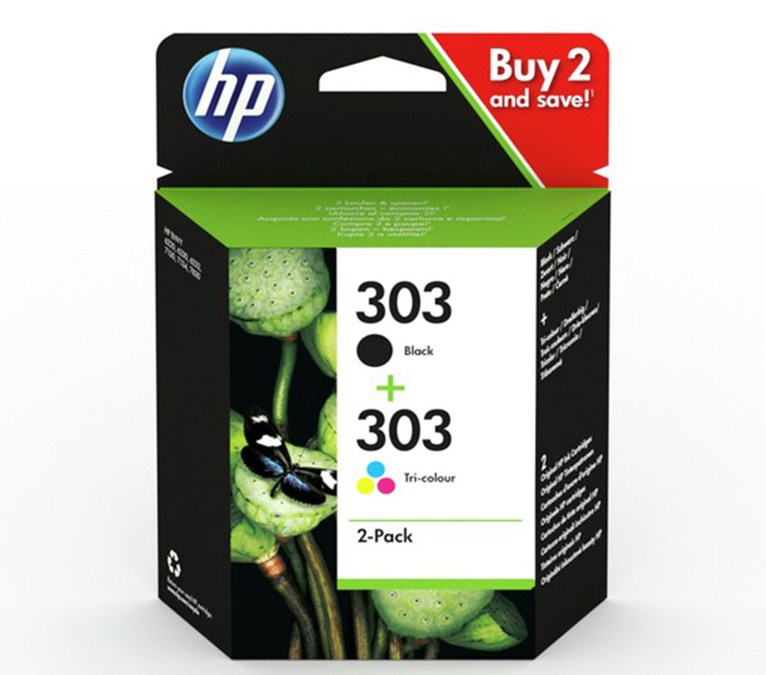 HP Μελάνι Inkjet 303 Black & Colour Multipack (3YM92AE) (HP3YM92AE)
