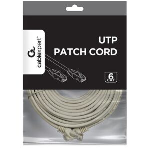 CABLEXPERT UTP CAT6 PATCH CORD 15M GREY