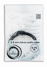 CABLEXPERT 3,5MM STEREO AUDIO CABLE 0,75M