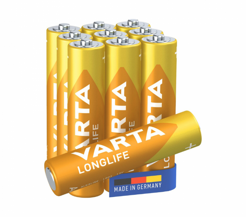 VARTA 4103 συσκ.10 ΑΛΚΑΛΙΚΗ LONGLIFE ΑΑΑ