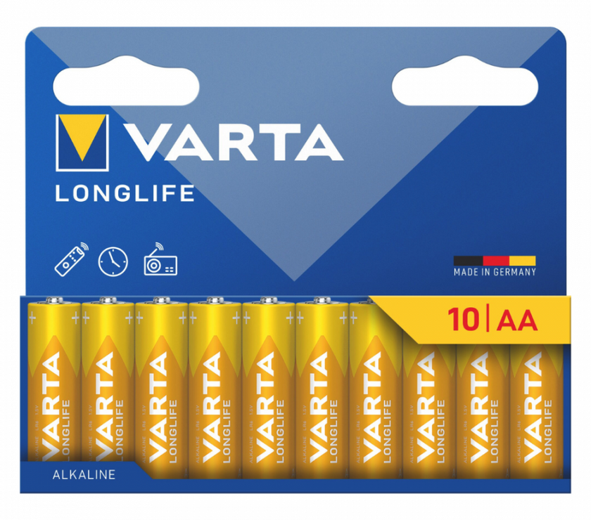 VARTA 4106 συσ. 10 ΑΛΚΑΛΙΚΗ LONGLIFE AA