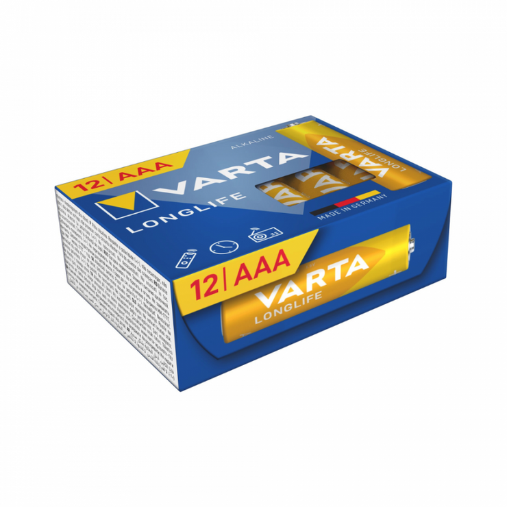 VARTA 4103 συσκ.12 AΛΚΑΛΙΚΗ LONGLIFE AAA