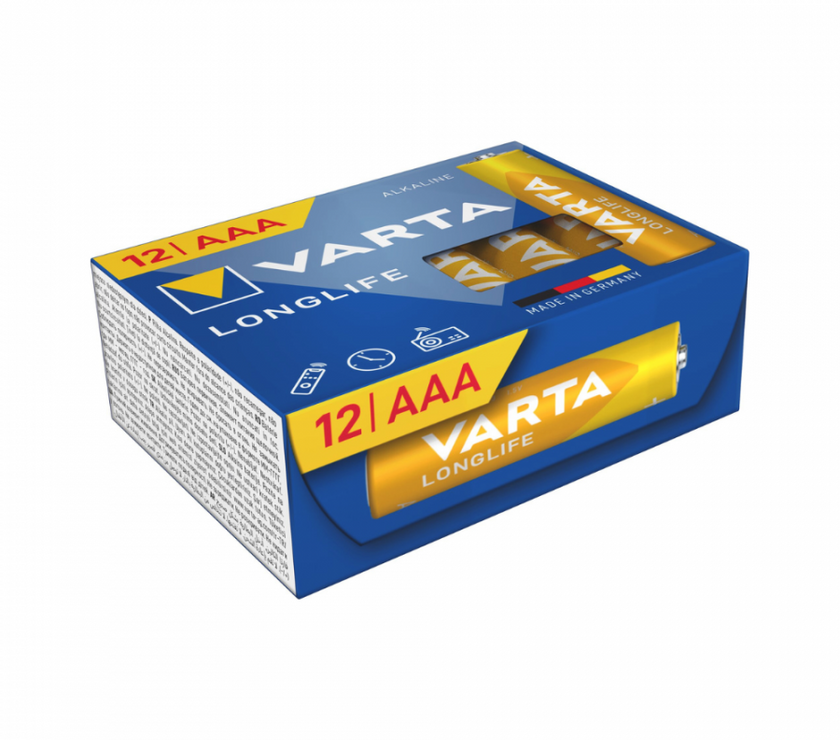 VARTA 4103 συσκ.12 AΛΚΑΛΙΚΗ LONGLIFE AAA