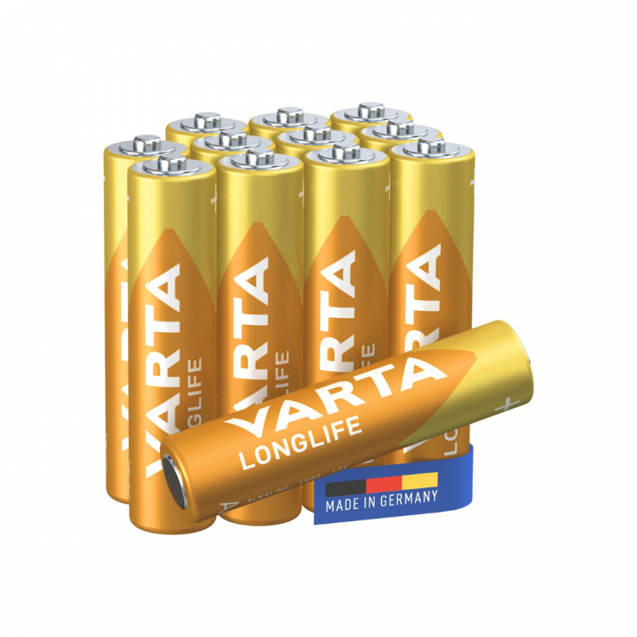 VARTA 4103 συσκ.12 AΛΚΑΛΙΚΗ LONGLIFE AAA
