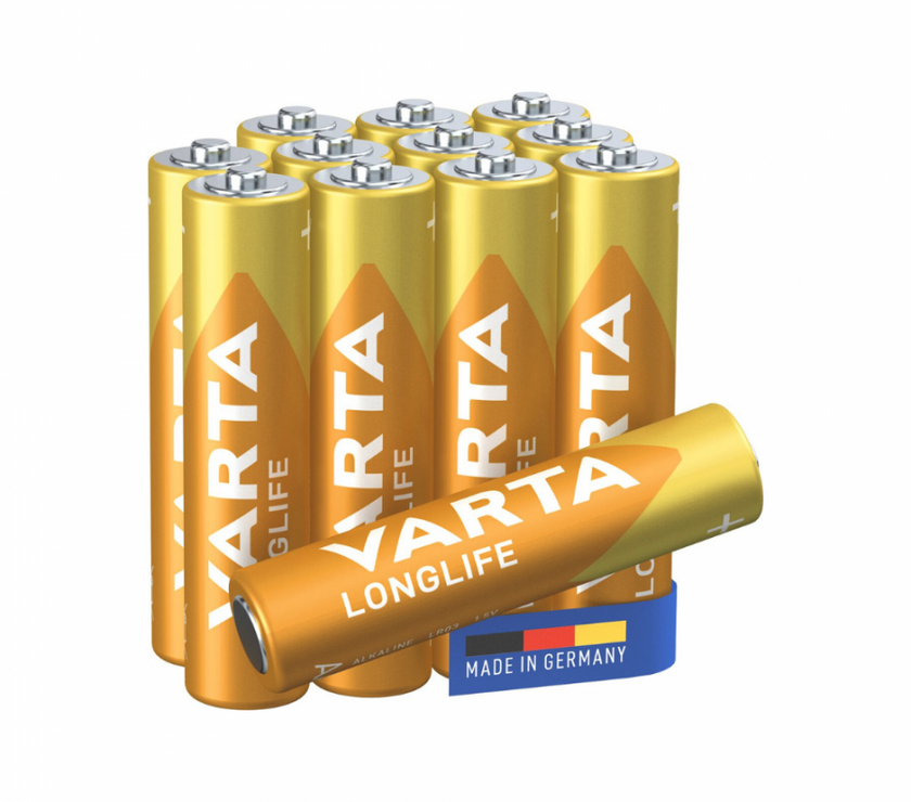 VARTA 4103 συσκ.12 AΛΚΑΛΙΚΗ LONGLIFE AAA