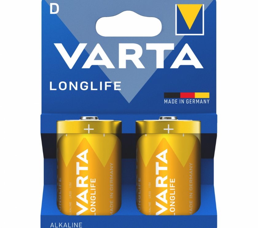 VARTA 4114 συσκ. 2 ΑΛΚΑΛΙΚΗ LONGLIFE D