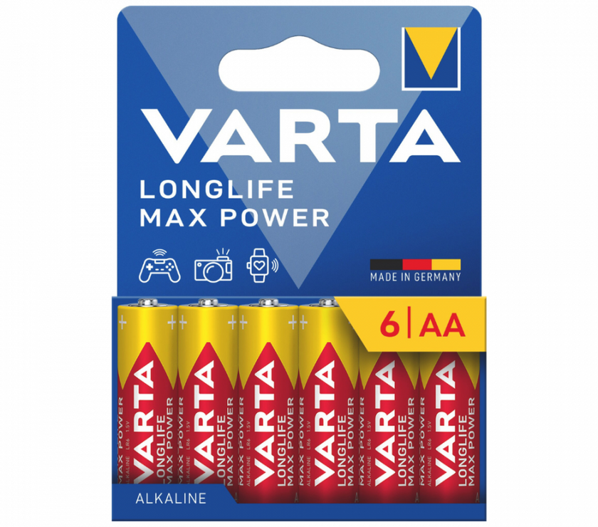 VARTA 4706101746 Longlife Max Power 6 AA