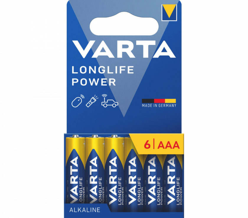 VARTA 4903 συσκ.6 ΑΛΚΑΛΙΚΗ LONGLIFE POWER AAA