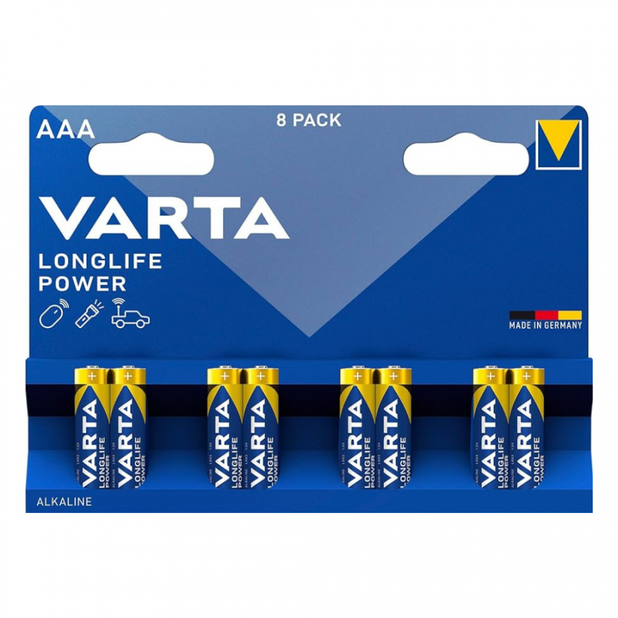 VARTA 4903 συσκ.8 LONGLIFE POWER AAA