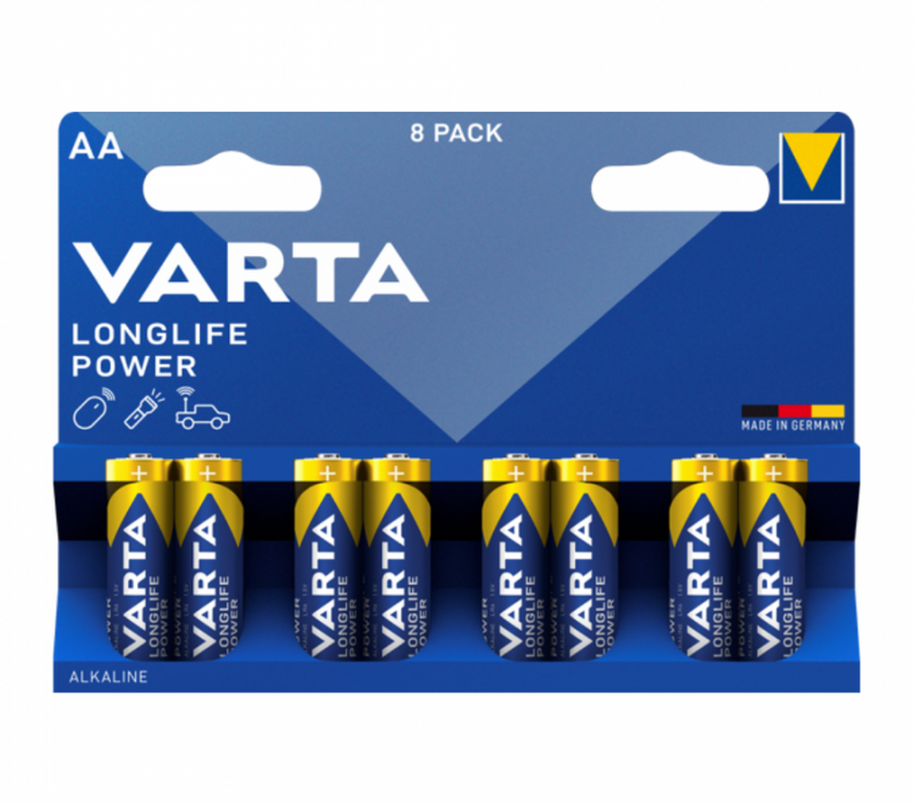 VARTA 4906 συσκ.8 LONGLIFE POWER AA