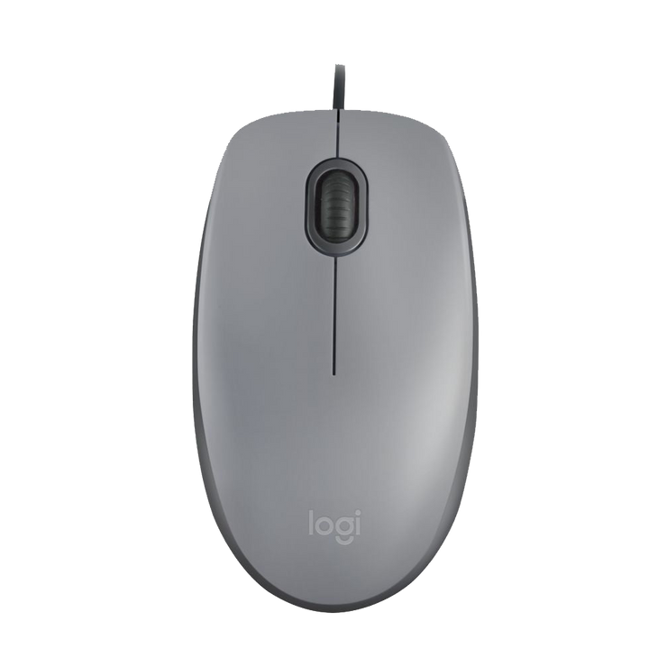 LOGITECH Mouse M110 Silent Mid Gray