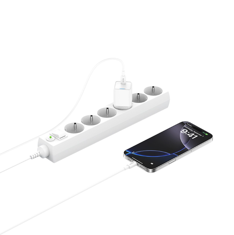 RECCI RC106E GaN PD25W USB-C Charger with Fast Charge Data Cable