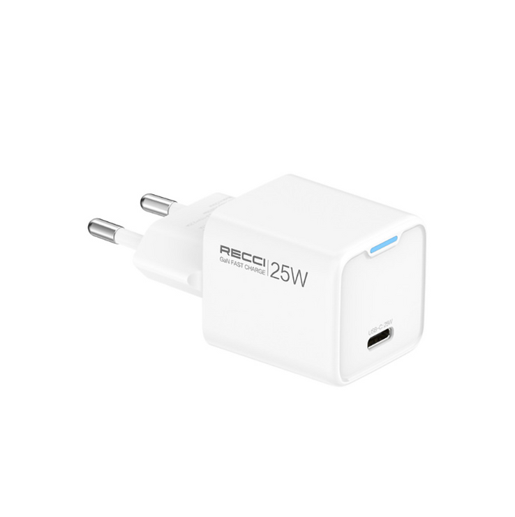 RECCI RC106E GaN PD25W USB-C Charger with Fast Charge Data Cable