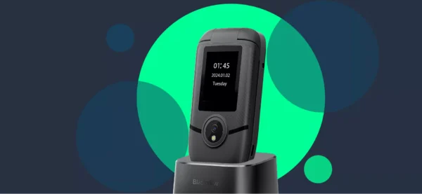 BLACKVIEW 4G DUAL-SCREEN FLIP PHONE (48MB+128MB) MIDNIGHT BLACK